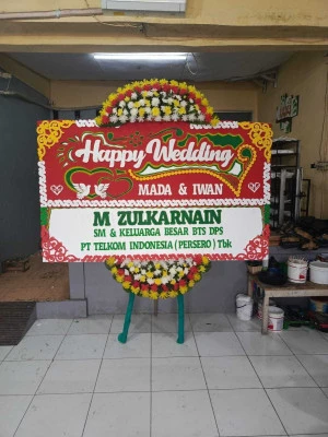Papan Bunga di Wedding Venue Jakarta